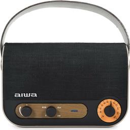 Aiwa RBTU-600 Φορητό Ραδιόφωνο Επαναφορτιζόμενο με Bluetooth και USB Μαύρο από το GreekBooks