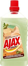 Ajax Καθαριστικό Πατώματος Authentic Υγρό με Σαπούνι από Ελιά από Ελιά 1lt από το ΑΒ Βασιλόπουλος