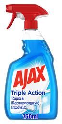 Ajax Triple Action Καθαριστικό Spray Τζαμιών 750ml από το Esmarket