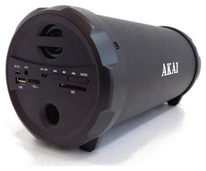 Akai ABTS-12C Ηχείο Bluetooth 10W με Ραδιόφωνο Μαύρο