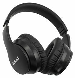 Akai Ασύρματα/Ενσύρματα Over Ear Ακουστικά με 8 ώρες Λειτουργίας Μαύρα