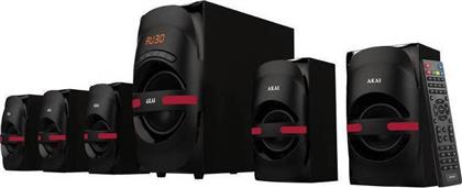 Akai Ηχοσύστημα 5.1 HT014A-5086F 105W με Digital Media Player και Bluetooth Μαύρο από το Shop365