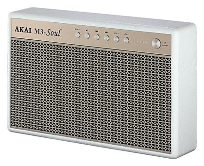 Akai M3-Soul Bluetooth 20W έως 15 ώρες Λευκό