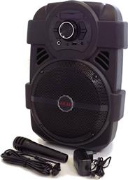 Akai Σύστημα Karaoke με Ενσύρματo Μικρόφωνo ABTS-808L σε Μαύρο Χρώμα από το Esmarket
