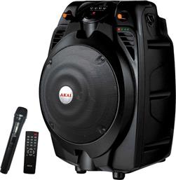 Akai Σύστημα Karaoke με Ασύρματo Μικρόφωνo SS022A-X6 σε Μαύρο Χρώμα από το e-shop