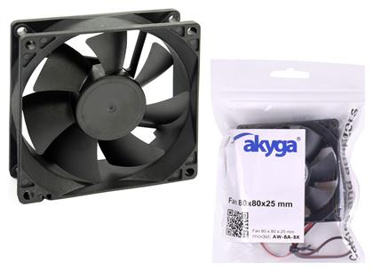 Akyga AW-8A Case Fan 80mm με Σύνδεση 2-Pin από το Public