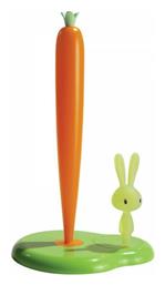 Alessi Bunny Carrot Βάση για Χαρτί Κουζίνας Πλαστική Πράσινη-Πορτοκαλί 20.2x16x29.4cm ASG42GR