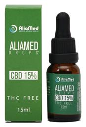 AliaMed Aliamed Drops Έλαιο Κάνναβης σε Σταγόνες με 15% CBD 15ml