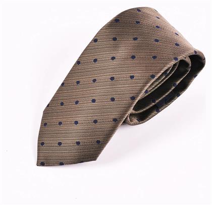 All-over patterned tie in silk jacquard