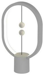Allocacoc Heng Balance Lamp Ellipse Mini Πορτατίφ με Γκρι Καπέλο και Γκρι Βάση από το Designdrops
