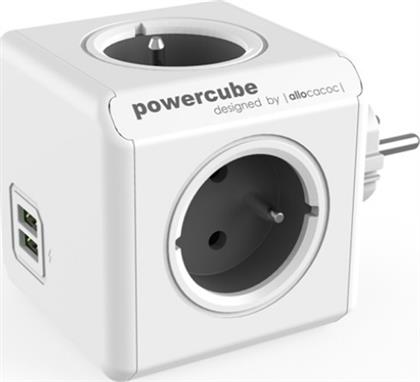 Allocacoc PowerCube 4 Θέσεων με 2 USB από το Media Markt