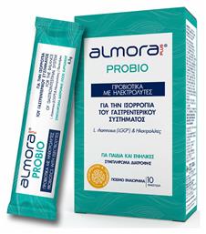 almora PLUS® Probio με Ηλεκτρολύτες για Ανακούφιση των Συμπτωμάτων της Διάρροιας & Ενυδάτωση του Οργανισμού 10 φακελίσκοι