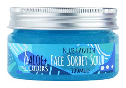 Aloe Colors Sorbet Blue Lagoon Scrub για το Πρόσωπο & το Σώμα 100ml από το Pharm24