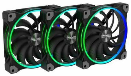 Alpenfoehn Wing Boost 3 ARGB Case Fan 140mm με Σύνδεση 4-Pin PWM / 3-Pin 3τμχ