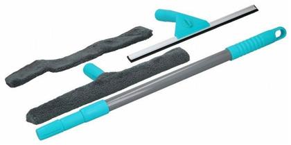 Alpina Καθαριστής Τζαμιών με Κοντάρι Με 2 Διαφορετικές Κεφαλές Μήκους 130cm 12375