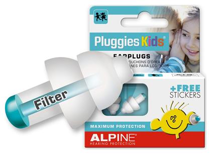 Alpine Pluggies Kids Παιδικές Ωτοασπίδες Σιλικόνης 2τμχ σε Μπλε Χρώμα 111.31.150 από το Lightgear