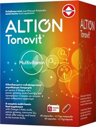 Altion Tonovit Multivitamin Βιταμίνη για Ενέργεια & Ανοσοποιητικό 40 κάψουλες