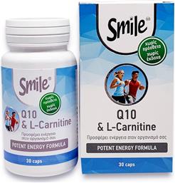 AM Health Smile Coenzyme Q-10 & L-Carnitine 30 κάψουλες από το Pharm24