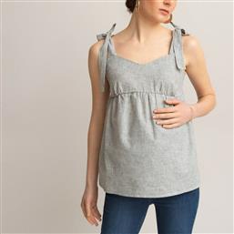 Αμάνικη ριγέ μπλούζα εγκυμοσύνης από το La Redoute