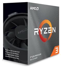 AMD Ryzen 3 Ryzen 3 3100 3.6GHz Επεξεργαστής 4 Πυρήνων για Socket AM4 σε Κουτί με Ψύκτρα από το e-shop