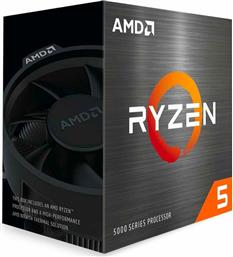AMD Ryzen 5 5600 3.5GHz Επεξεργαστής 6 Πυρήνων για Socket AM4 σε Κουτί με Ψύκτρα από το Public