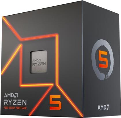 AMD Ryzen 5 7600 3.8GHz Επεξεργαστής 6 Πυρήνων για Socket AM5 σε Κουτί με Ψύκτρα από το e-shop