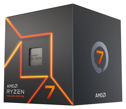 AMD Ryzen 7 7700 3.8GHz Επεξεργαστής 8 Πυρήνων για Socket AM5 σε Κουτί με Ψύκτρα