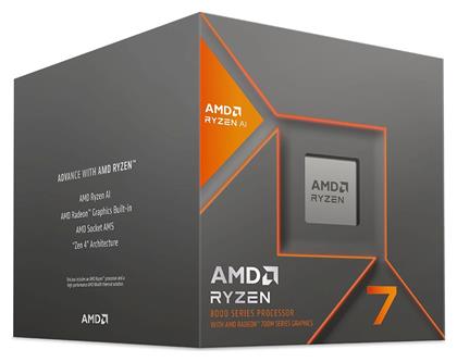 AMD Ryzen 7 8700G 4.2GHz Επεξεργαστής 8 Πυρήνων για Socket AM5 σε Κουτί με Ψύκτρα