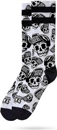 American Socks Skater Skull Ανδρικές Κάλτσες Με Σχέδια Πολύχρωμες από το WearHouse