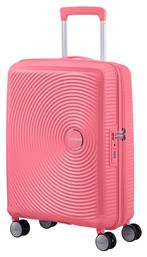 American Tourister Soundbox Spinner 4 Βαλίτσα Ταξιδίου Καμπίνας Σκληρή Sun Kissed Coral με 4 Ρόδες Ύψους 55εκ. από το Brandbags