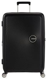 American Tourister Soundbox Spinner Expandable Μεσαία Βαλίτσα με ύψος 67cm σε Μαύρο χρώμα από το Spartoo