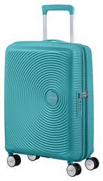 American Tourister Soundbox Spinner Βαλίτσα Ταξιδίου Καμπίνας Σκληρή Turquoise Tonic με 4 Ρόδες Ύψους 55εκ.