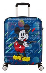 American Tourister Wavebreaker Disney Παιδική Βαλίτσα Καμπίνας Σκληρή Μπλε