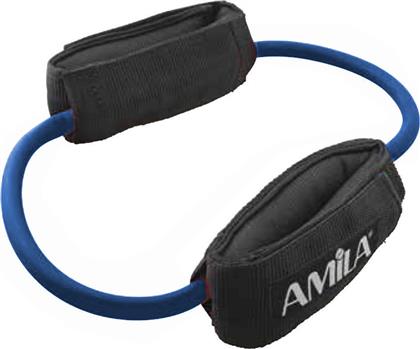 Amila Ankle Tube Λάστιχο Γυμναστικής Κυκλικό Πολύ Σκληρό με Λαβές Μπλε από το Outletcenter