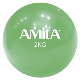 Amila Μπάλα Ενδυνάμωσης Χεριού 13cm, 2kg σε Πράσινο Χρώμα