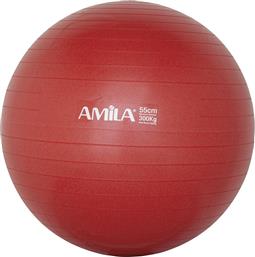 Amila Μπάλα Pilates 55cm, 1.2kg σε Κόκκινο Χρώμα από το Outletcenter