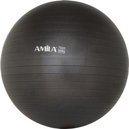 Amila Μπάλα Pilates 75cm, 1.7kg σε Μαύρο Χρώμα