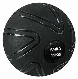 AMILA Μπάλα Slam 15kg σε Μαύρο Χρώμα