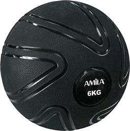 Amila Μπάλα Slam 6kg σε Μαύρο Χρώμα