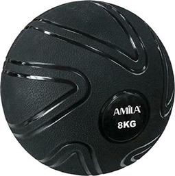 Amila Μπάλα Slam 8kg σε Μαύρο Χρώμα