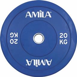 Amila Color Bumper Δίσκος Ολυμπιακού Τύπου Λαστιχένιος 1 x 20kg Φ50mm από το HallofBrands