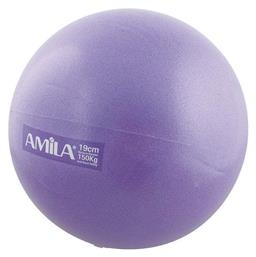 Amila Mini Μπάλα Pilates 19cm 0.1kg σε Μωβ Χρώμα
