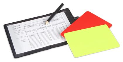 AMILA Σετ Καρτών Διαιτητή Ποδοσφαίρου