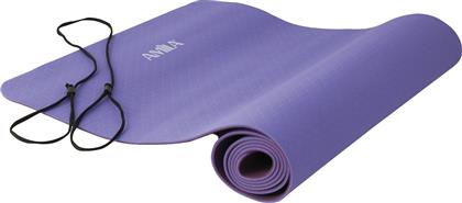 Amila Στρώμα Γυμναστικής Yoga/Pilates Μωβ με Ιμάντα Μεταφοράς (173x60x0.4cm) από το Outletcenter