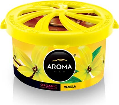 Aroma Car Αρωματική Κονσέρβα Κονσόλας/Ταμπλό Αυτοκινήτου Organic Vanilla 40gr