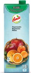 Amita Φρουτοποτό Πορτοκάλι, Βερύκοκο & Μήλο 1500ml από το e-Fresh