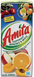 Amita Νέκταρ Πορτοκάλι Μήλο Βερίκοκο 250ml από το e-Fresh