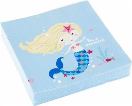 Amscan Χαρτοπετσέτες Be a Mermaid 20τμχ από το Moustakas Toys