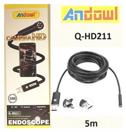 Andowl Ενδοσκοπική Κάμερα με Καλώδιο 5m από το MagicStore