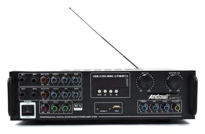 Andowl Ενισχυτής Karaoke σε Μαύρο Χρώμα